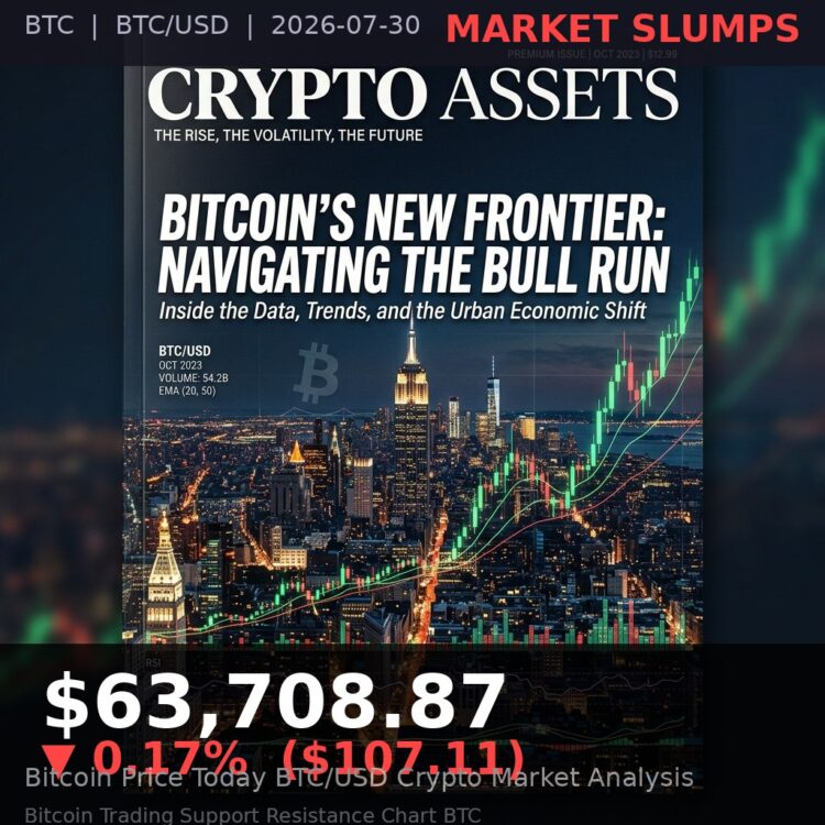 Bitcoin Price Today $63,708.87 — BTC/USD crypto market cover