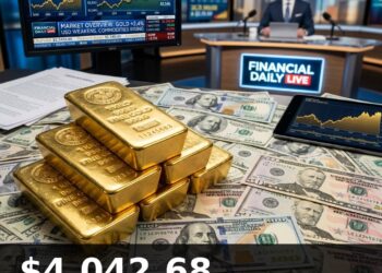 Gold Price Today 2026-08-01 — Foto Sampul $4,042.68 XAU/USD bullion market cover