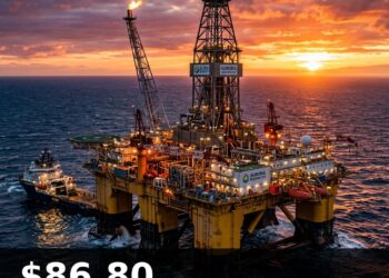 Crude Oil Price $86.80 — WTI/USD energy market cover