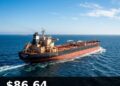 Oil Price Today 2026-08-22 - WTI/USD $86.64 - crude oil drilling rig at sunset