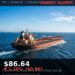 Oil Price Today 2026-08-22 - WTI/USD $86.64 - crude oil drilling rig at sunset