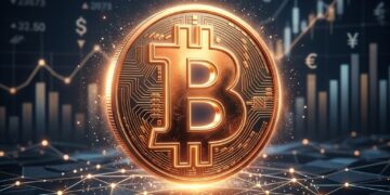 Bitcoin Price Today 2026-08-27 - BTC/USD $78,696.93 - glowing bitcoin coin on dark background