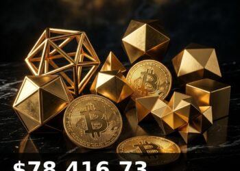 Bitcoin Price Today 2026-09-01 - BTC/USD $78,416.73 - glowing bitcoin coin on dark background