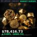 Bitcoin Price Today 2026-09-01 - BTC/USD $78,416.73 - glowing bitcoin coin on dark background