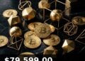 Bitcoin Price Today 2026-09-05 - BTC/USD $79,599.00 - glowing bitcoin coin on dark background