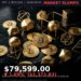 Bitcoin Price Today 2026-09-05 - BTC/USD $79,599.00 - glowing bitcoin coin on dark background