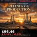 Oil Price Today 2026-09-10 - WTI/USD $96.46 - crude oil drilling rig at sunset