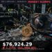 Bitcoin Price Today 2026-09-11 - BTC/USD $76,924.29 - glowing bitcoin coin on dark background