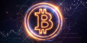 Bitcoin Price Today 2026-09-14 - BTC/USD $76,755.35 - glowing bitcoin coin on dark background