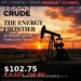 Oil Price Today 2026-09-14 - WTI/USD $102.75 - crude oil drilling rig at sunset